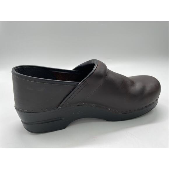 Dansko Shoes Womens 40 XP Clogs Slip On Wedge 208780202 Brown Leather Comfort - Picture 7 of 10